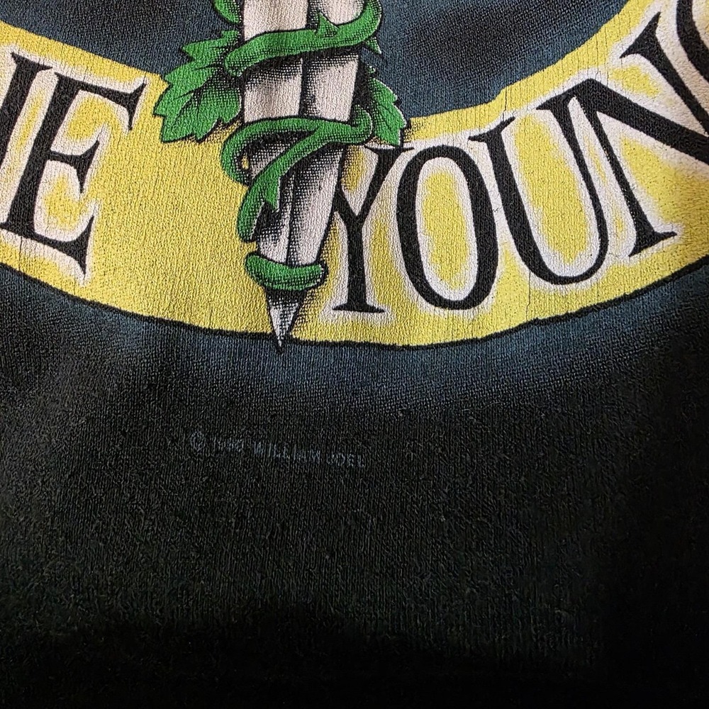 VTG SS Billy Joel Concert Tee '90 Stormfront / Only The Good Die Young Mens XL - Picture 8 of 12